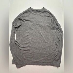 Lululemon Men’s Gray Metal Vent Tech Long Sleeve Tee Tshirt Top Sz XS